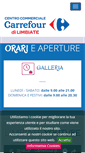 Mobile Screenshot of centrocarrefourlimbiate.it